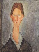 Portrait of a Student (mk39) Amedeo Modigliani